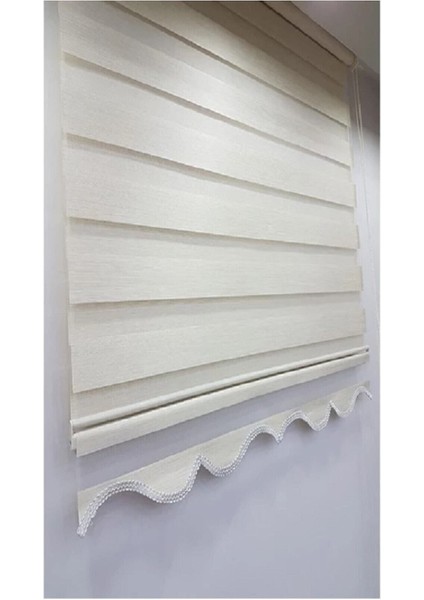 Bambu Krem MZ492 Stor Zebra Perde 100 x 200