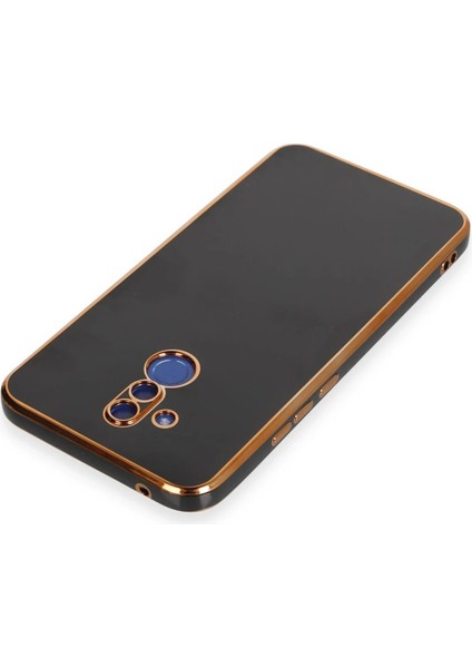 Huawei Mate 20 Lite Kılıf Volet Silikon - Siyah Gnzrz