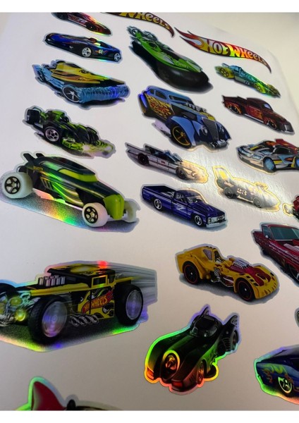 Hotwheels Sticker ( Etiket ) Notebook,kask, Duvar, Bisiklet, Motosiklet, Dolap, Kapı
