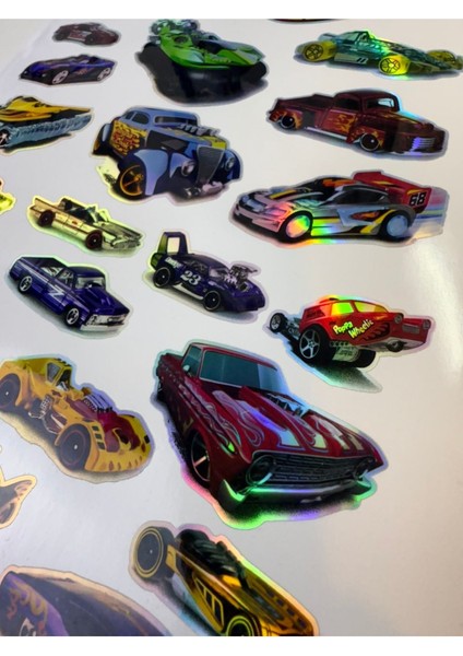 Hotwheels Sticker ( Etiket ) Notebook,kask, Duvar, Bisiklet, Motosiklet, Dolap, Kapı