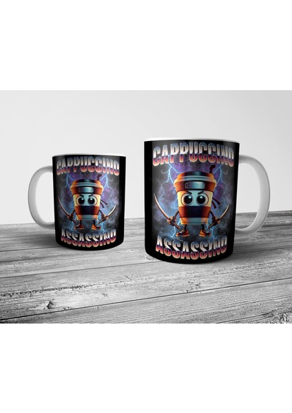 Italian Brainrot Cappuccino Assassino Kupa Bardak Model 3 fiyatları