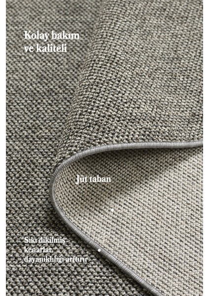 Modern Desenli Cool Halı Sisal Halı Bukleli Halı Gri Halı Düz Renk Halı Salon Halısı Mutfak Halısı fırsatları