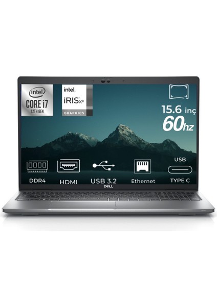 Latitude 5530 I7-1255U N212L553015EMEA-063 48GB 2tb Iris Xe Graphics W11PRO 15.6" Full Hd Notebook
