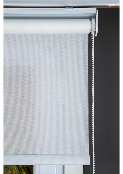 Beyaz LUN Serisi ( LUN610 ) Metal Kasa Saydam Screen Kumaş Stor Perde fiyatları