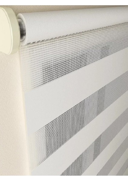 Networkavm Beyaz Stor Zebra Perde Ok-V1