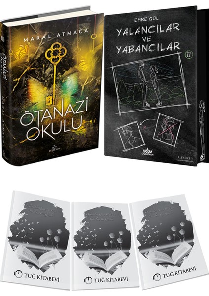 Yalancılar ve Yabancılar 2 Ciltli Özel Baskı ve Ephesus Ötanazi Okulu 3 Ciltli Maral Atmaca 2li Set + Hediyeli