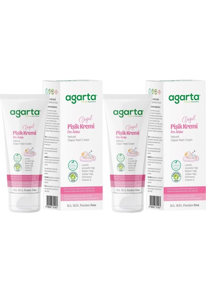 Doğal Pişik Kremi 100ML (2 Li Set)