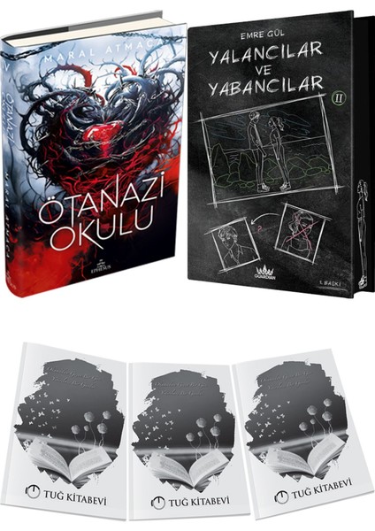 Yalancılar ve Yabancılar 2 Ciltli Özel Baskı ve Ephesus Ötanazi Okulu 4 Ciltli Maral Atmaca 2li Set + Hediyeli