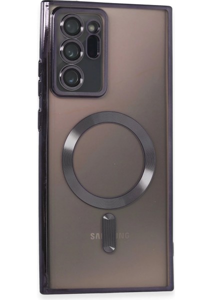 Samsung Galaxy Note 20 Ultra Kılıf Kross Magneticsafe Kapak - Mor Gnzrz