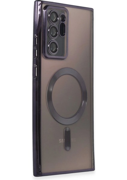 Samsung Galaxy Note 20 Ultra Kılıf Kross Magneticsafe Kapak - Mor Gnzrz