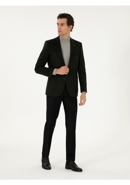 Erkek Siyah Slim Fit Kumaş Pantolon 50292514-VR046 fiyatları