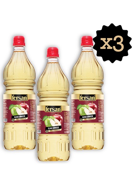 Elma Sirkesi Pet 1000 ml.