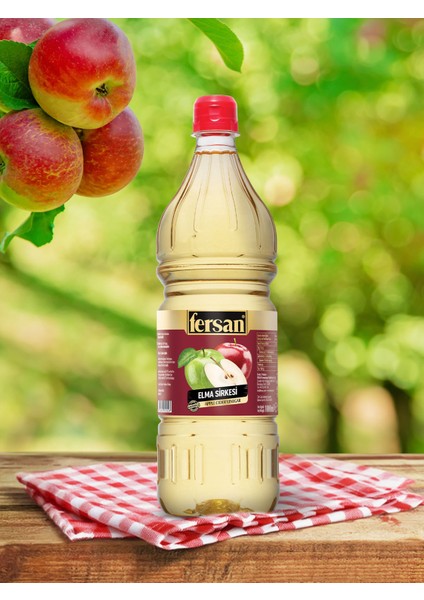 Elma Sirkesi Pet 1000 ml.