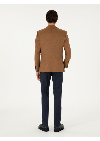 Erkek Lacivert Slim Fit Kumaş Pantolon 50292514-VR033 fırsatları