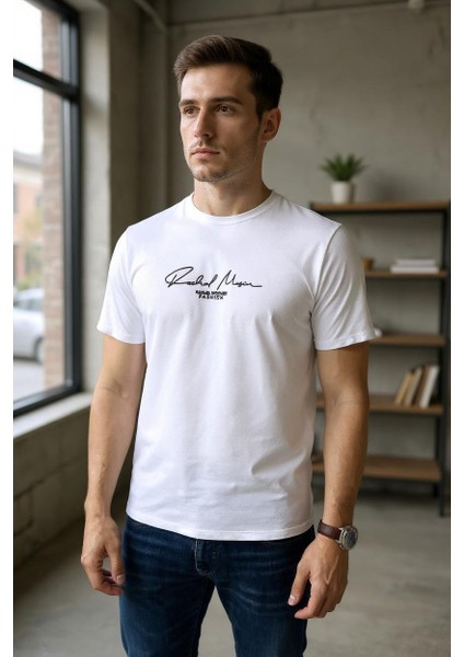 Erkek Yumuşak Kumaş Enjeksiyon Baskılı T-Shirt modelleri