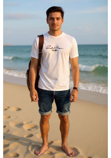 Erkek Yumuşak Kumaş Enjeksiyon Baskılı T-Shirt fırsatları