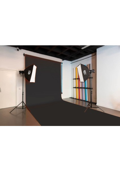 Sabit (Tavan & Duvar) Kağıt Sonsuz Stüdyo Fon Perde (Black/siyah) 2.70X11 Metre fiyatları