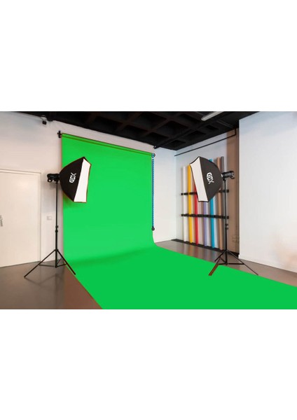 Sabit (Tavan & Duvar) Kağıt Sonsuz Stüdyo Fon Perde (Green) 2.70X11 Metre fiyatları