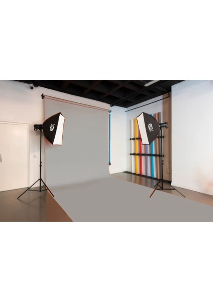 Sabit (Tavan & Duvar) Kağıt Sonsuz Stüdyo Fon Perde (Grey/gri) 2.70X11 Metre fiyatları