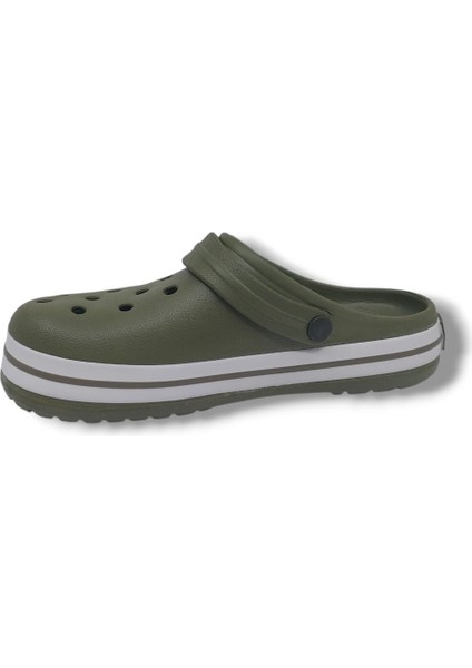 Cflex 145 Unisex Haki Beyaz Haki Sabo Terlik Sandalet modelleri