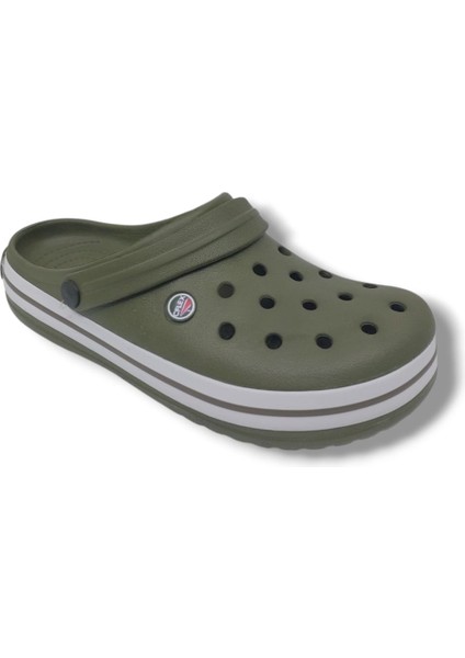 Cflex 145 Unisex Haki Beyaz Haki Sabo Terlik Sandalet fırsatları