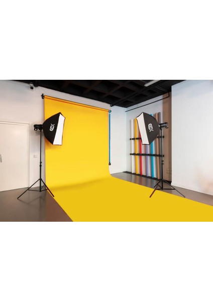 Sabit (Tavan & Duvar) Kağıt Sonsuz Stüdyo Fon Perde (Canary) 2.70X11 Metre fiyatları
