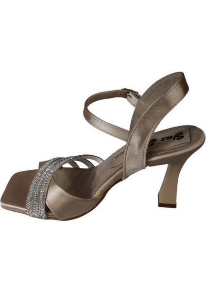 Yazkış Kadın Siyah Ten Saten Çapraz 3bantlı 9cm Kadeh Topuk Bilekten Bağlamalı Abiye Ayakkabı modelleri