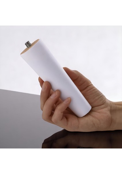 2 Adet Ahşap Ayak 12 cm Beyaz M8 Civatalı Bağlantı Aparatlı Dolap Mobilya Koltuk Kanepe Destek Ayağı Ayakları indirimleri