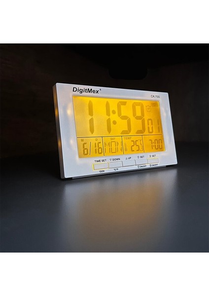 CK-700 Dijital Saat ve Sıcaklık Ölçer