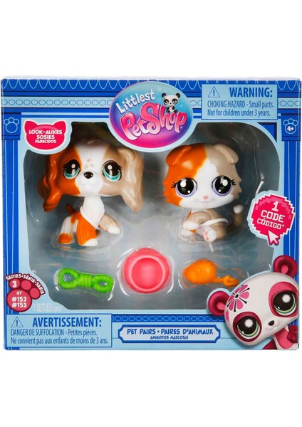 Littlest Pet Shop Minişler 2’li Figür Seti S3 152 ve 153 modelleri