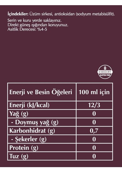 Fersan Üzüm Sirkesi 2 Lt Pet