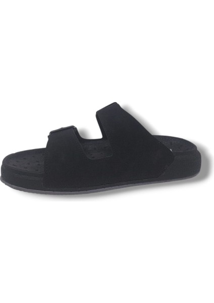 Parmi 24703 Erkek Siyah Tokalı Köpük Taban Günlük Kullanım Terlik modelleri