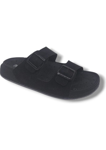 Parmi 24703 Erkek Siyah Tokalı Köpük Taban Günlük Kullanım Terlik fırsatları