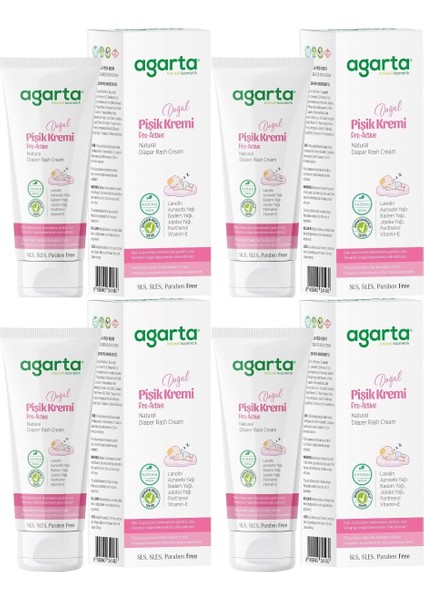 Doğal Pişik Kremi 100ML (4 Lü Set)