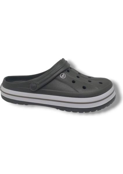 Akınalbella 467 Haki Beyaz Haki Büyük Numara Sabo Terlik 46 47