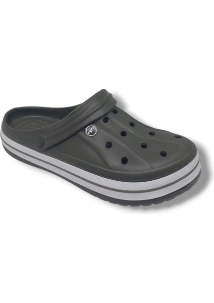 Akınalbella 467 Haki Beyaz Haki Büyük Numara Sabo Terlik 46 47 fırsatları