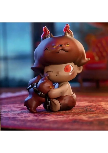 Dimoo Kimse Tonight Sweat Seri Seri Blel Box Anime Figür Karikatür Sürpriz Çanta Gizem Koleksiyon Modeli Sürpriz Oyuncak Hediyeler Renk: C (Yurt Dışından)