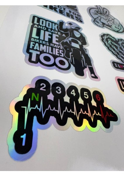 Motor Sticker ( Etiket ) Notebook,kask, Duvar, Bisiklet, Motosiklet, Dolap, Kapı A4 Boyutlarında