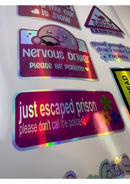 Araç Sticker ( Etiket ) Notebook,kask, Duvar, Bisiklet, Motosiklet, Dolap, Kapı A4 Boyutlarında modelleri