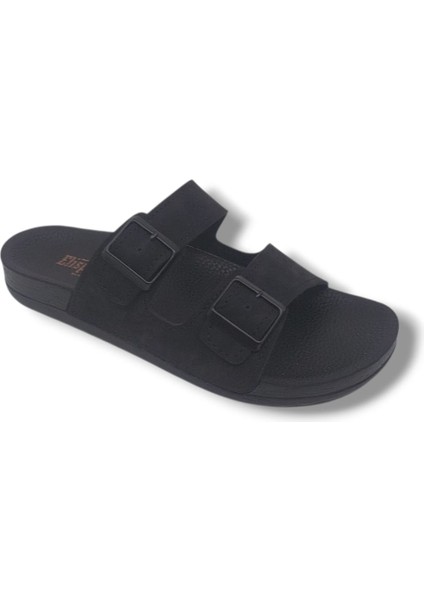Elispoly 225 Erkek Siyah Tokalı Günlük Kullanım Terlik fırsatları