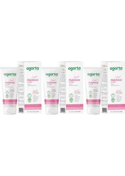 Doğal Pişik Kremi 100ML (3 Lü Set)