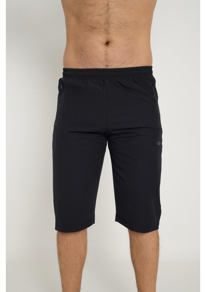 Erkek Spor Likra Diz Altı Kapri