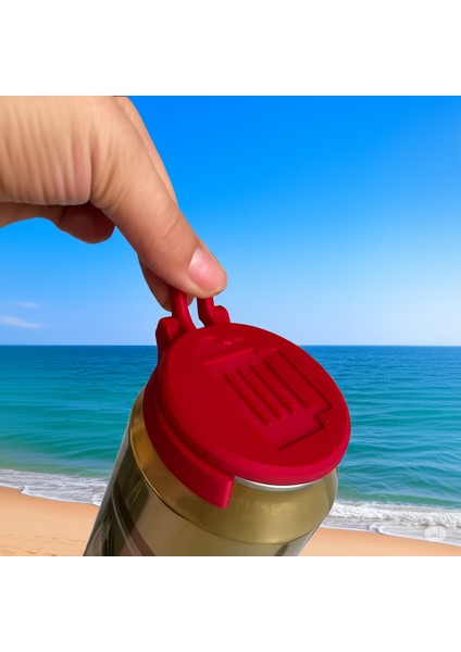 2'li Renkli Kutu Içecek Kapağı – Taşınabilir, Hijyenik, Toz Önleyici