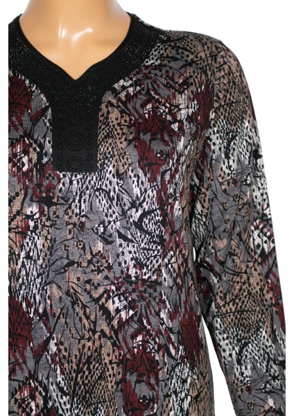 Kadın Demet Büyük Beden Kuplu Boydan Siyah Elbise Desen 75 fiyatları