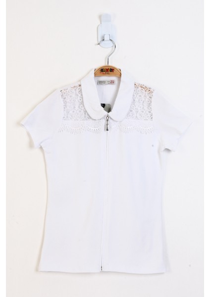 Kız Çocuk Fermuar Kaptamalı Tişört fiyatları