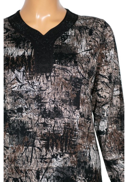 Kadın Demet Büyük Beden Kuplu Boydan Siyah Elbise Desen 76 fiyatları