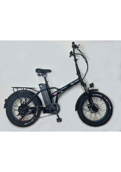 R-200 Elektrikli Katlanabilir Bisiklet 10AH Shimano Altus 20 Inç Şehir Bisikleti