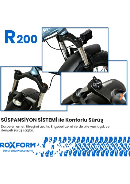 R-200 Elektrikli Katlanabilir Bisiklet 10AH Shimano Altus 20 Inç Şehir Bisikleti