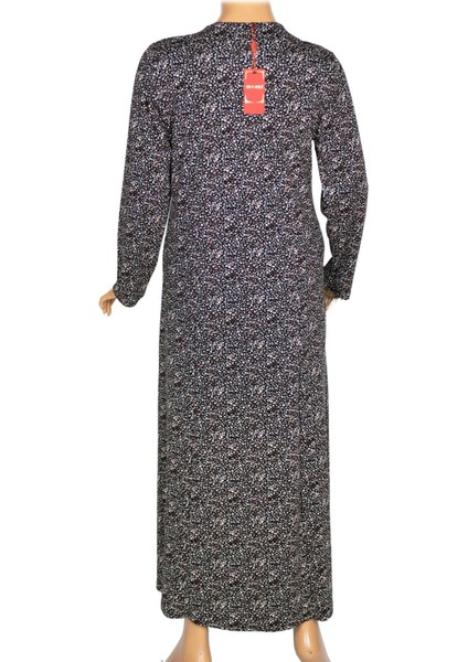 Kadın Demet Büyük Beden Kuplu Boydan Siyah Elbise Desen 77 modelleri