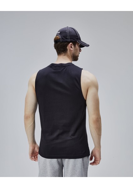 Gonzale Siyah Bisiklet Yaka Baskılı Oversize Erkek Tshirt